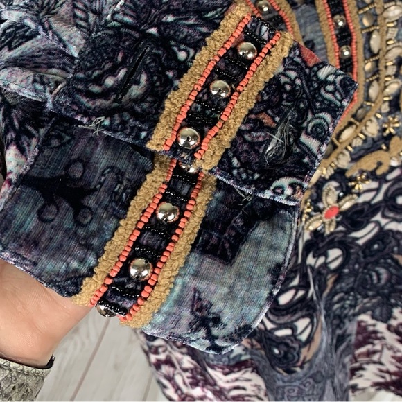 Soft Surroundings Venetian Velvet tunic Top - Picture 6 of 12